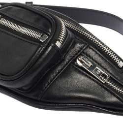 Alexander Wang Black Leather Mini Attica Belt Bag