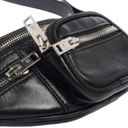 Alexander Wang Black Leather Mini Attica Belt Bag