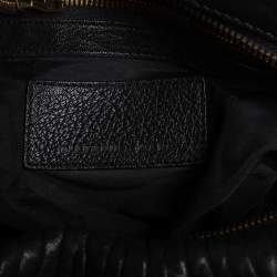 Pre Owned Alexander Wang Black Pebbled Leather Rocco Duffle Bag