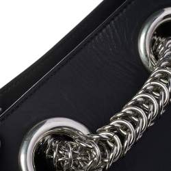 Pre Owned Alexander Wang Black Leather Genesis Box Chain Tote