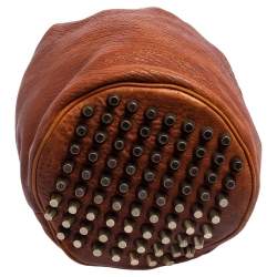 Pre Owned Alexander Wang Brown Textured Leather Diego Bucket Bag