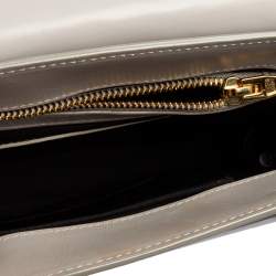 Alexander Wang Grey Leather Studded Lia Shoulder Bag