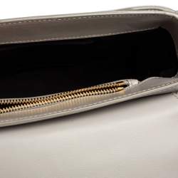 Alexander Wang Grey Leather Studded Lia Shoulder Bag