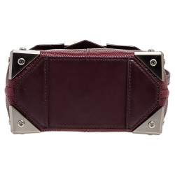 Alexander Wang Burgundy Textured Leather Shoulder Bag