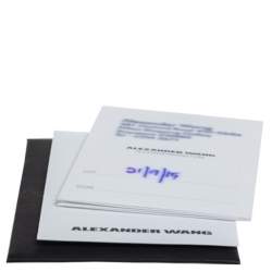 مملوكة مسبقًا حقيبة أليكساندر وانغ روكو دوفيل جلد رصاصي منقوش