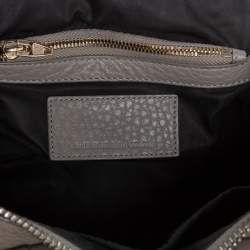 مملوكة مسبقًا حقيبة أليكساندر وانغ روكو دوفيل جلد رصاصي منقوش