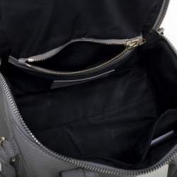 مملوكة مسبقًا حقيبة أليكساندر وانغ روكو دوفيل جلد رصاصي منقوش