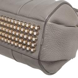 Alexander Wang Grey Pebbled Leather Rocco Duffle Bag