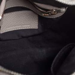 Alexander Wang Grey Pebbled Leather Rocco Duffle Bag
