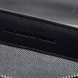 Alexander Wang Black Crinkled Leather Small Prisma Shoulder Bag