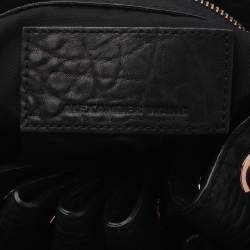 Alexander Wang Black Textured Leather Diego Bucket Bag