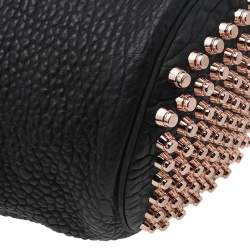 Alexander Wang Black Textured Leather Diego Bucket Bag