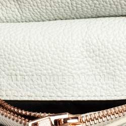 Pre Owned حقيبة كتف اليكساندر وانغ ماريون جلد أزرق باهت 