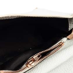 Pre Owned حقيبة كتف اليكساندر وانغ ماريون جلد أزرق باهت 