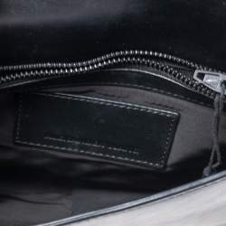 Alexander Wang Green/Black Snakeskin and Leather Flap Shoulder Bag