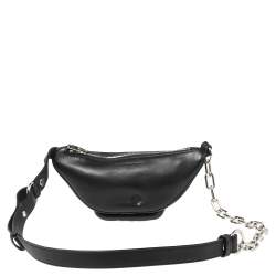 Alexander Wang Black Leather Mini Attica Belt Bag