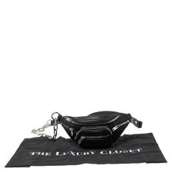 Alexander Wang Black Leather Mini Attica Belt Bag