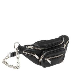 Alexander Wang Black Leather Mini Attica Belt Bag