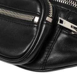Alexander Wang Black Leather Mini Attica Belt Bag