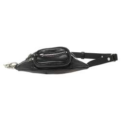 Alexander Wang Black Leather Mini Attica Belt Bag