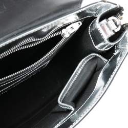 Pre Owned Alexander Wang Silver Laminated Leather Devere Top Handle Bag