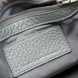Alexander Wang Metallic Silver Leather Small Rockie Satchel