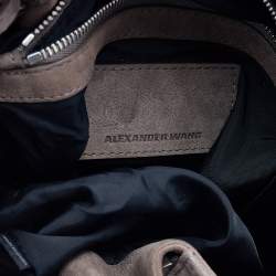 Pre Owned Alexander Wang Brown Suede Mini Marti Backpack