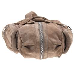 Pre Owned Alexander Wang Brown Suede Mini Marti Backpack