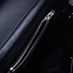 Alexander Wang Grey Croc Embossed Leather Prisma Drawstring Backpack