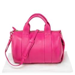 Alexander Wang Pink Leather Rockie Boston Bag