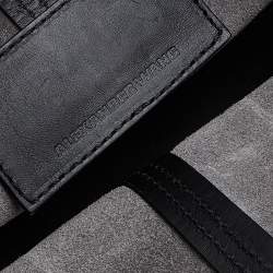 Pre Owned Alexander Wang Black Leather Marion Prisma Clutch