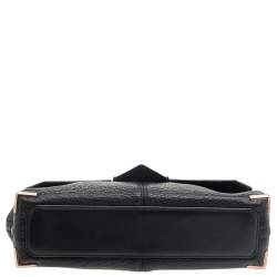 Pre Owned Alexander Wang Black Leather Marion Prisma Clutch