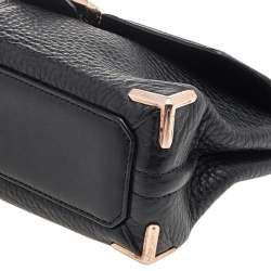 Pre Owned Alexander Wang Black Leather Marion Prisma Clutch