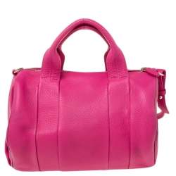 Alexander Wang Pink Leather Rocco Satchel