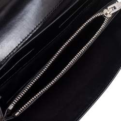 Alexander Wang Multicolor Lizard Embossed Metal Flap Clutch Bag