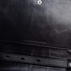 Alexander Wang Multicolor Lizard Embossed Metal Flap Clutch Bag