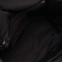 Pre Owned Alexander Wang Metallic Bronze Pebbled Leather Rocco Duffel Bag