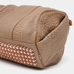 مملوكة مسبقًا حقيبة ساتشل أليكساندر وانغ روكو جلد بيج داكن