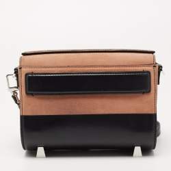 مملوكة مسبقًا حقيبة كروس اليكساندر وانغ شاستيتي سويدي وجلد خوخي/أسود