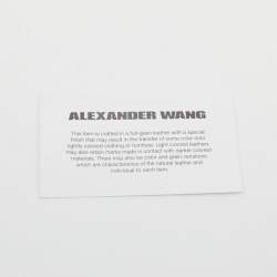 Alexander Wang Black Suede And Leather Chain Shoulder Bag