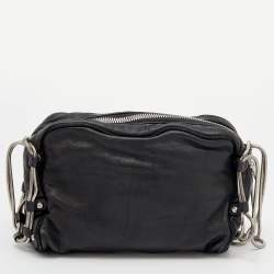 Alexander Wang Black Suede And Leather Chain Shoulder Bag