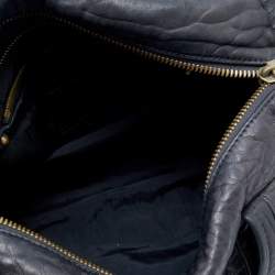 Pre Owned Alexander Wang Black Leather Studded Boston Bag