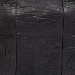 Pre Owned Alexander Wang Black Leather Studded Boston Bag