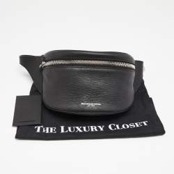 Pre Owned Alexander Wang Black Leather Attica Belt Bag