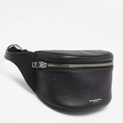 Pre Owned Alexander Wang Black Leather Attica Belt Bag