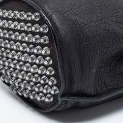 Alexander Wang Black Textured Leather Diego Bucket Bag