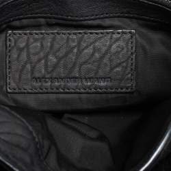 Alexander Wang Black Textured Leather Diego Bucket Bag