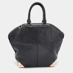 Alexander Wang Black Leather Emile Satchel
