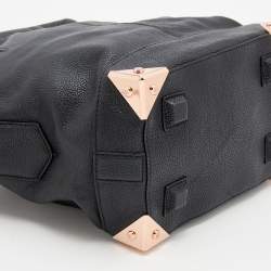 Alexander Wang Black Leather Emile Satchel