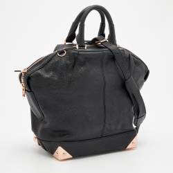 Alexander Wang Black Leather Emile Satchel